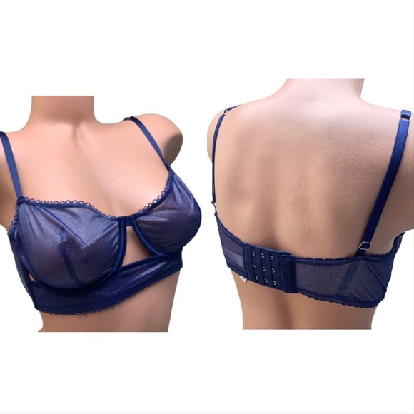 🌸New🌸 Victoria’s Secret Balconet Bra Sz 34C Mesh NWT - Picture 1 of 3